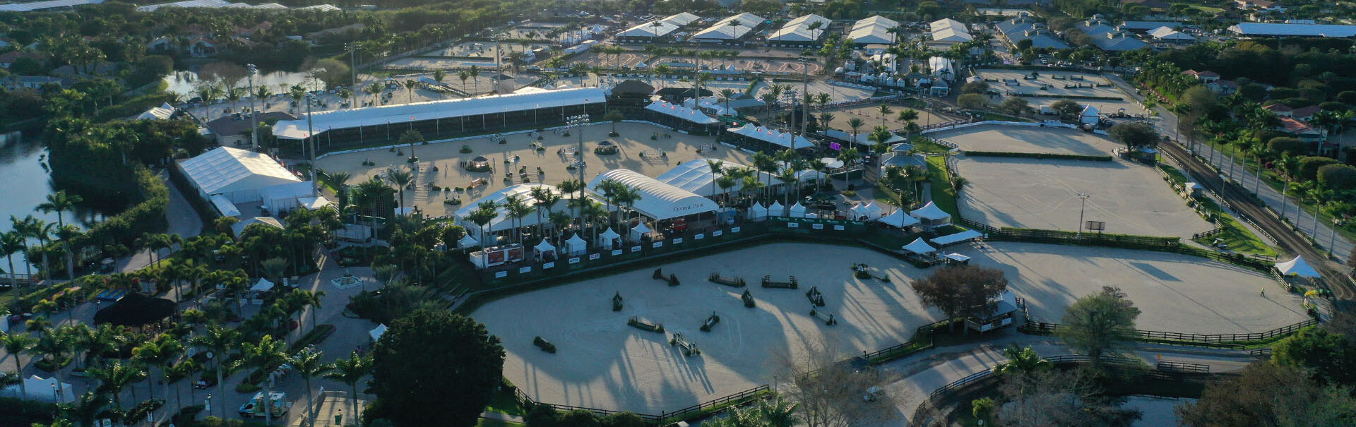 Wellington International Showgrounds aerial view